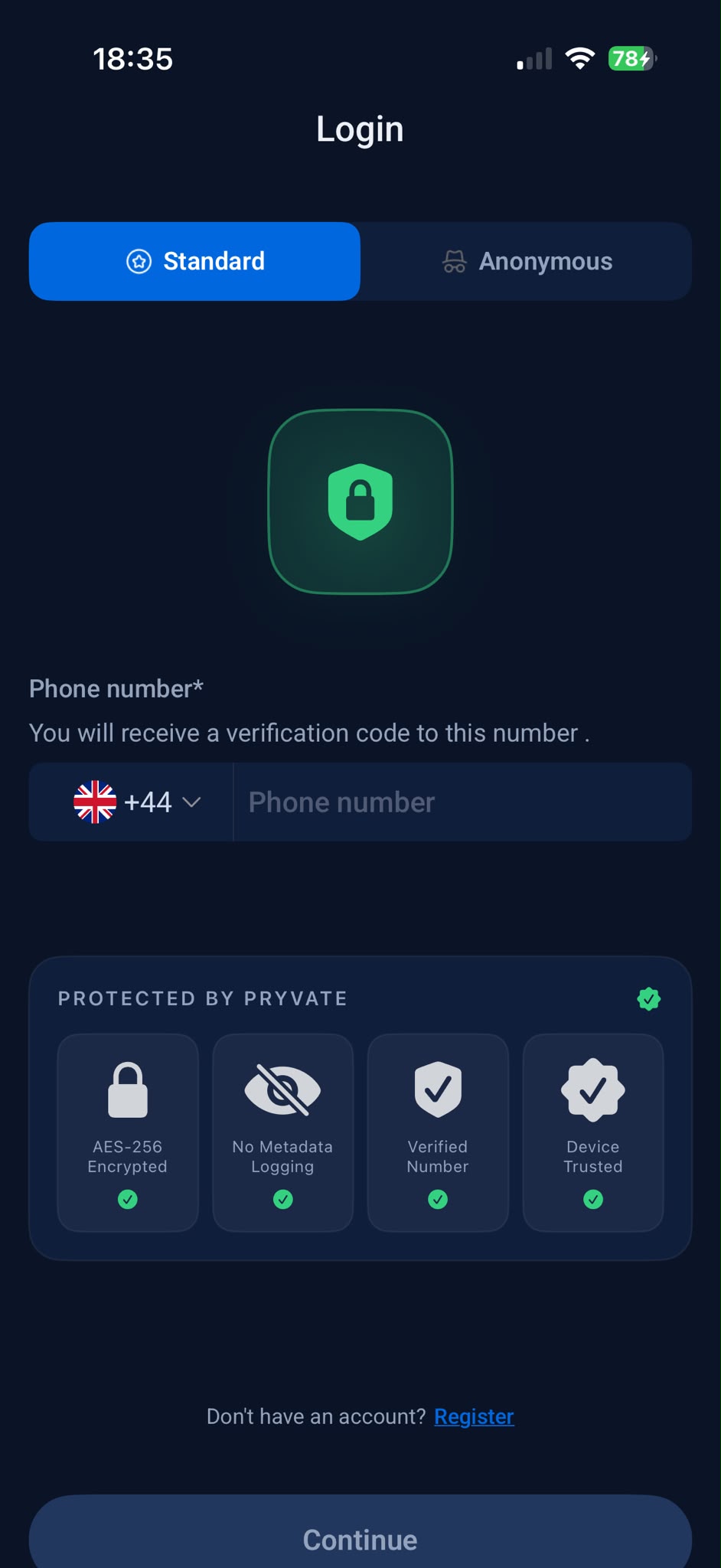 App screen 6
