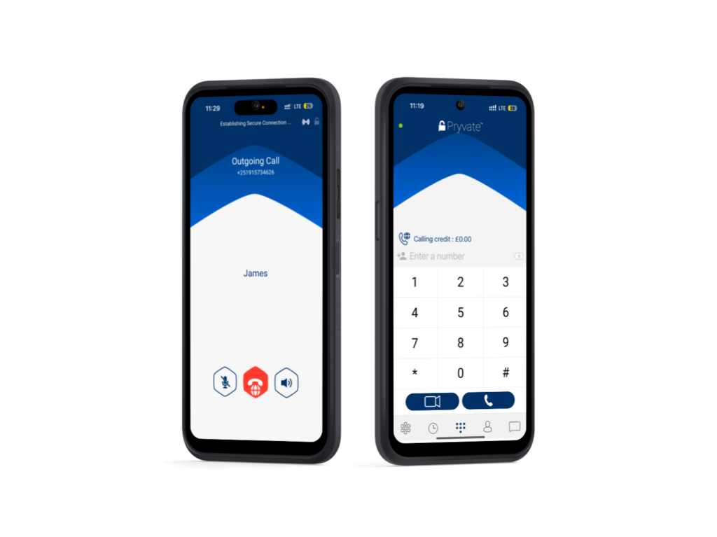 Pryvate messenger Calling snapshot